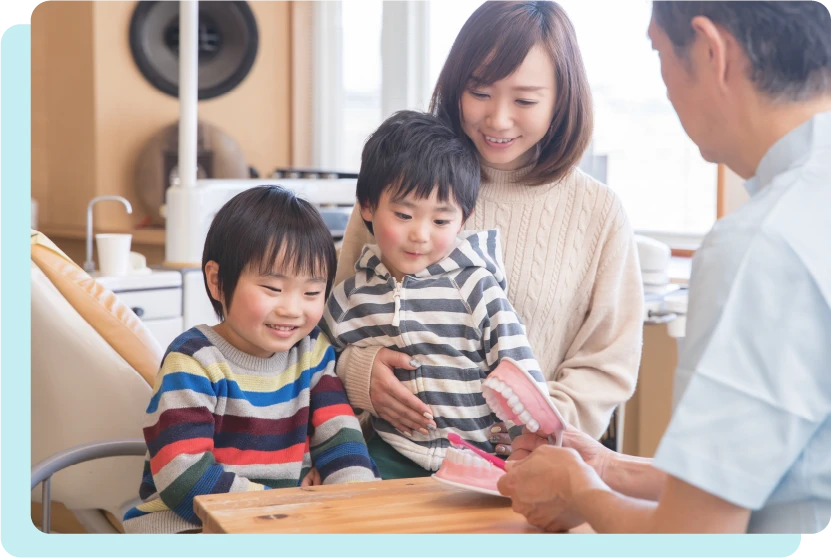 歯医者が苦手なお子さまも安心してお任せください